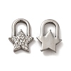 304 Stainless Steel Pendants STAS-Q001-07P-2