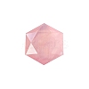 Natural Rose Quartz Healing Star of David Ornament PW-WG52742-01-1