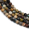Natural HuBei Turquoise Beads Strands G-L628-B02-4mm-02-4