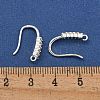 Rack Plating Brass Pave Cubic Zirconia Earring Hooks KK-O143-17S-3