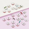 Brass Grade A Rhinestone Spacer Beads RB-A014-Z6mm-S-2