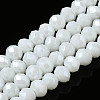 Electroplate Glass Beads Strands EGLA-A044-P8mm-A01-1
