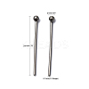 Non-Tarnish 304 Stainless Steel Ball Head pins LS-X-STAS-R015-20mm-5