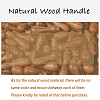 Brass Wax Seal Stamp with Handle AJEW-WH0184-0483-7
