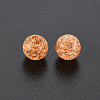 Transparent Crackle Acrylic Beads MACR-S373-66-N05-3