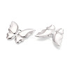 304 Stainless Steel Butterfly Pendants STAS-T069-20P-2