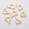 304 Stainless Steel Open Heart Charms LS-STAS-L234-087G-1