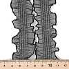 20 Yards Polyester Pleated Elastic Lace Trim SRIB-M015-01D-3