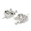 Alloy Rhinestone Pendants FIND-L023-07P-2