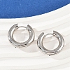 202 Stainless Steel Polishing Hoop Earrings EJEW-M106-02P-04-3