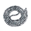 Baking Paint Glass Beads Strands DGLA-N003-4mm-A06-2
