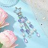 4Pcs Acrylic & ABS Plastic Pearl Jellyfish Pendant Decorations KEYC-SP0001-32C-5