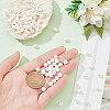 Glass Pearl Beads Strands SHEL-WH0001-009A-1-4