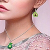 15Pcs 3 Styles Opaque Resin Fruit Pendants RESI-YW0001-72-6