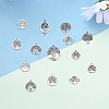 90Pcs 9 Style Tibetan Style Alloy Pendants TIBEP-SC0001-97-4
