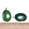 Natural Agate Big Pendants KK-F868-29G-05-3