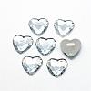 Acrylic Rhinestone Flat Back Cabochons GACR-Q009-25x25-15-1