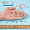 240Pcs 12 Style Tibetan Style Alloy Beads TIBEB-FW0001-01-3