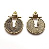 Tibetan Style Alloy Big Pendants LS-TIBEP-G019-08AG-3
