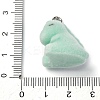 Flocky Resin Pendants FIND-S001-08A-3