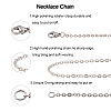 304 Stainless Steel Necklace MAK-K004-09P-4