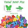 300Pcs Non Woven Fabric FIND-SC0019-20C-2