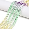 Baking Paint Transparent Glass Beads X-DGLA-M001-8mm-02-6