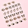 28Pcs 6 Styles Alloy Enamel Pendants FIND-FS0003-22-7