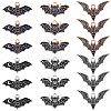 48Pcs 6 Styles Alloy Enamel Pendants ENAM-SC0007-40-1