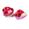 UV Plating Acrylic European Large Hole Beads OACR-S142-06A-2