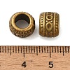 Rondelle Tibetan Style Alloy Beads TIBEB-2562-AB-FF-2