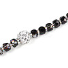 Acrylic & Glass & ABS Plastic Pearl & Alloy & Polymer Clay Pave Rhinestone Beads Strands MAK-T011-08M-4