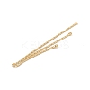 Brass Boston Link Chains Tassel Big Pendants X-KK-P227-04G-3
