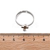 304 Stainless Steel Adjustable Rings for Women RJEW-F169-01P-03-5
