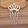 Alloy Hair Comb Findings PW-WGF8823-01-1