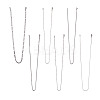 304 Stainless Steel Chain Necklace NJEW-TA0001-10P-6