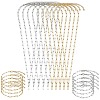 304 Stainless Steel Paperclip Chains Necklaces & Bracelet Jewelry Sets SJEW-SC0001-07-7