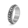 Rotatable Stainless Steel Finger Ring PW-WG50513-03-1