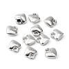 Tibetan Style Heart Charms X-TIBEP-LFH260Y-S-FF-3