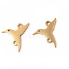 201 Stainless Steel Connector Charms STAS-K251-086G-1