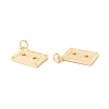 Brass Pendants KK-P217-06G-2