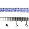 Electroplate Transparent Glass Beads Strands LS-EGLA-A035-T3mm-L14-4