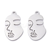 Non-Tarnish 304 Stainless Steel Pendants LS-STAS-P276-01D-P-1