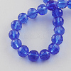 Transparent Glass Bead Strands GLAA-R095-8mm-24-2