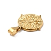 PVD Vacuum Plating 304 Stainless Steel Pendants STAS-F277-29G-3