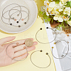 10Pcs 5 Colors Stainless Steel Cuff Torque Bangle Making STAS-SC0021-18-3