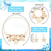 Natural Shell & Starfish Beach Jewelry Set SJEW-PH0001-14-2