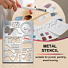 Stainless Steel Metal Cutting Dies Stencils DIY-WH0289-070-4