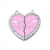 Alloy Enamel Split Pendant ENAM-S130-25F-1
