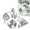 16Pcs 8 Style 201 Stainless Steel Pendants DIY-FS0005-37P-3